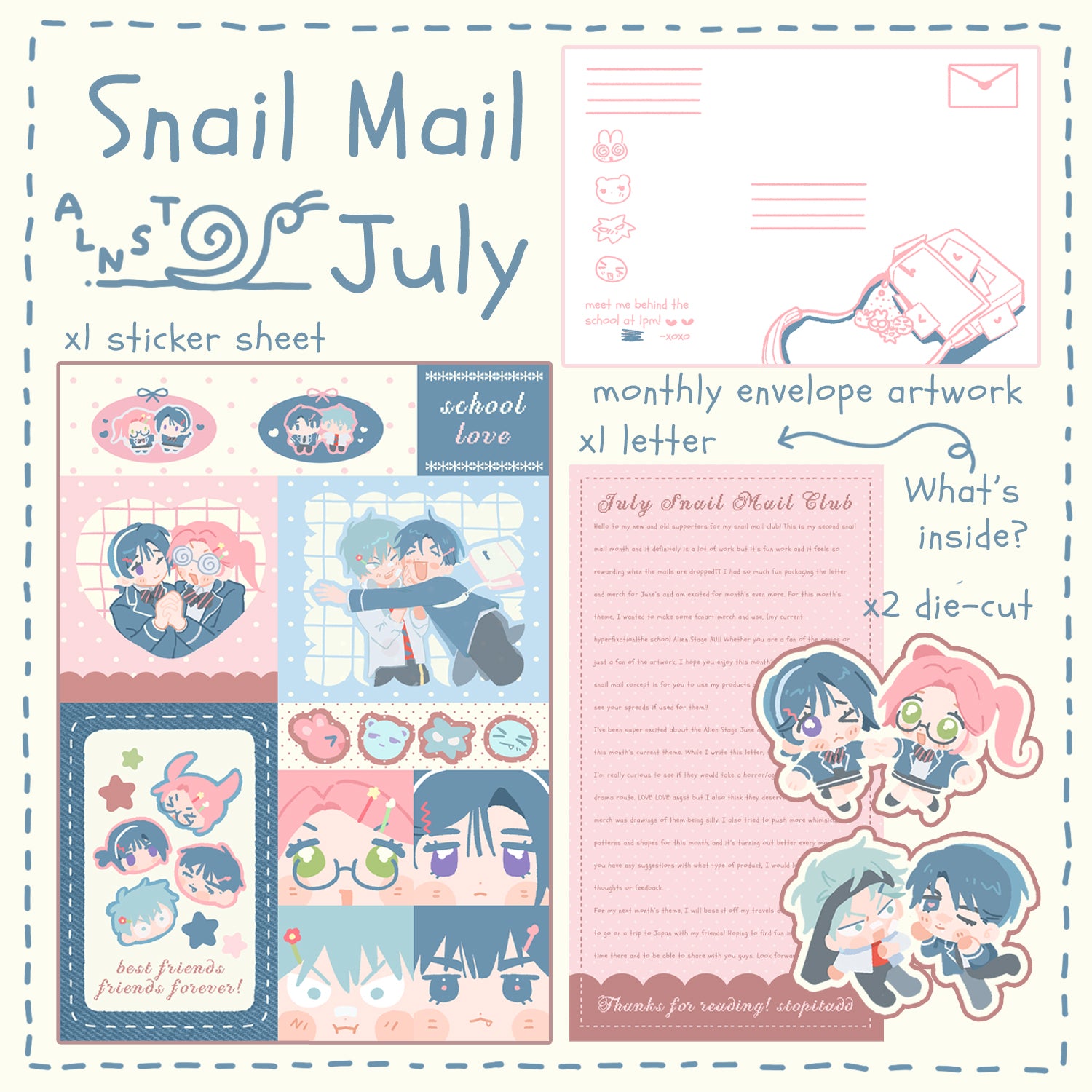 Snail Mail Club: July