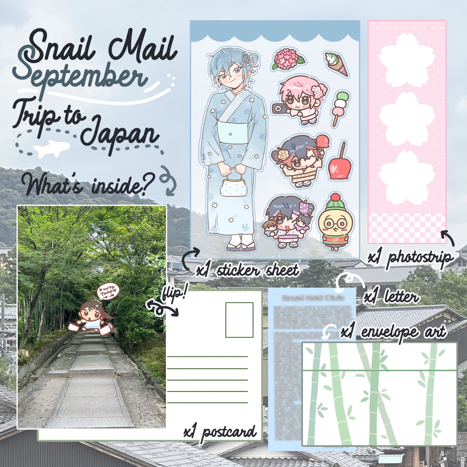 Snail Mail Club: September Trip to Japan